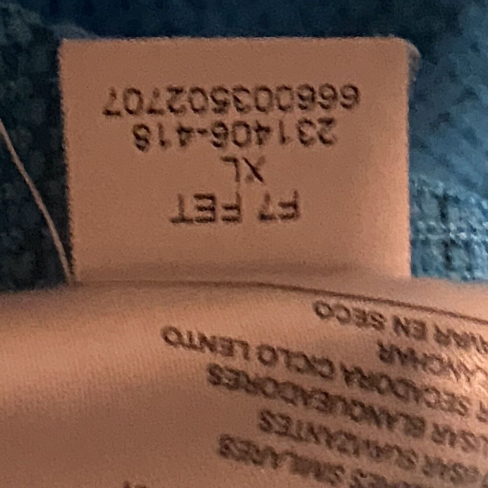 Nike Golf Men’s Stripe Polo Shirt Blue XL Short Sleeve - Picture 10 of 10